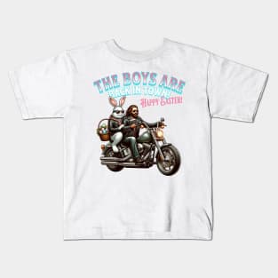 The Boys Are Back In Town Easter Kids T-Shirt